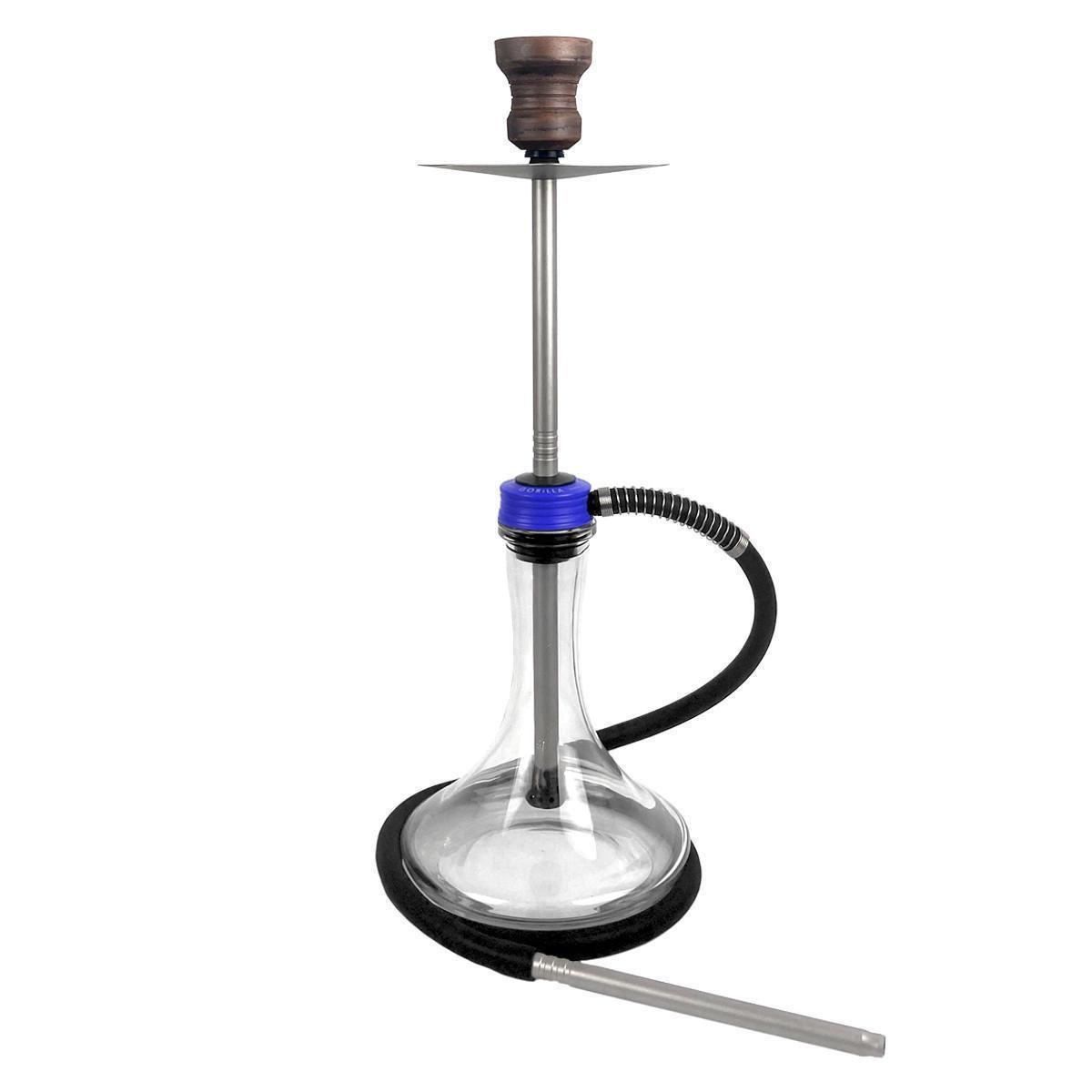 Кальян GORILLA 2.0 Blue Craft Clear