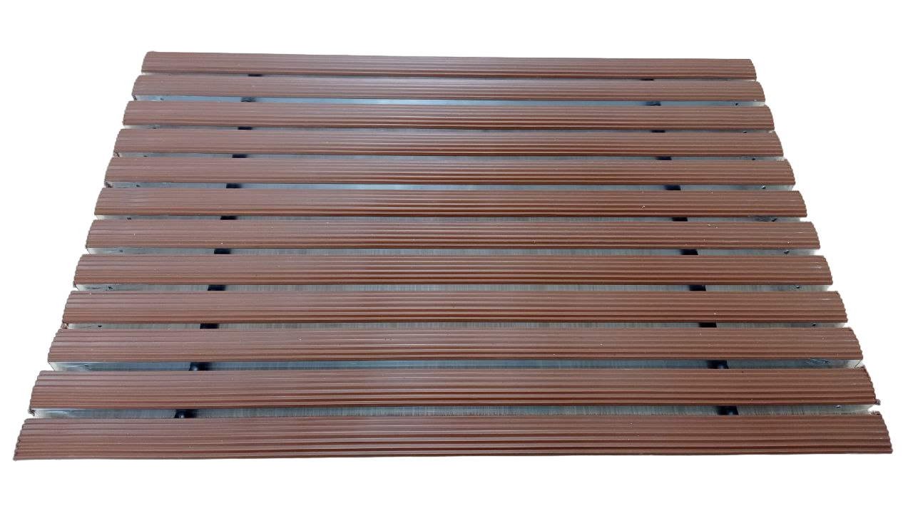Решетка грязезащитная AS Oblik лен 60x40 см Коричневый (8298681)
