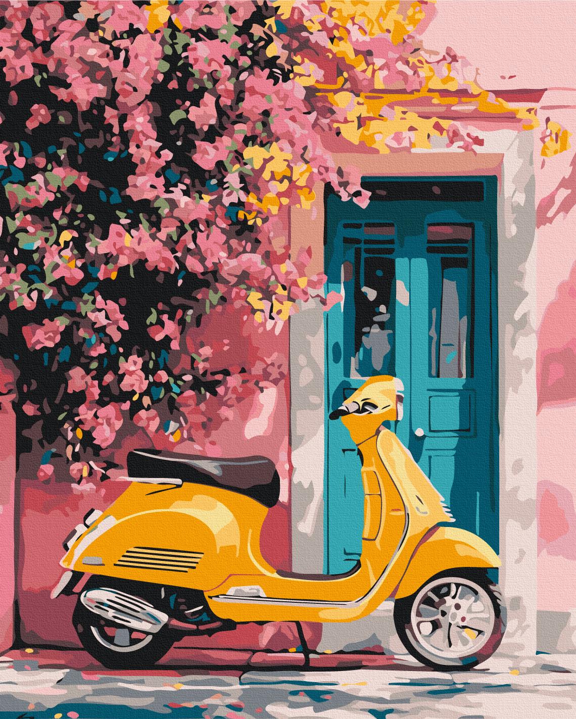 Картина по номерам Brushme Прогулка в стиле ретро 40x50 см (BS54315)