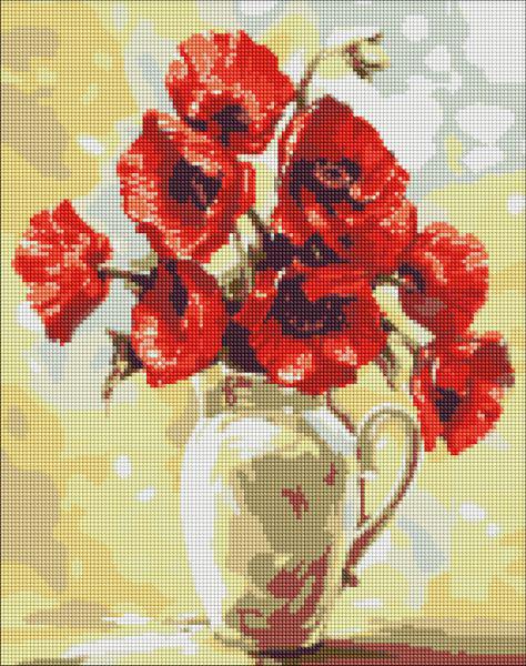 Алмазная мозаика Волшебные маки