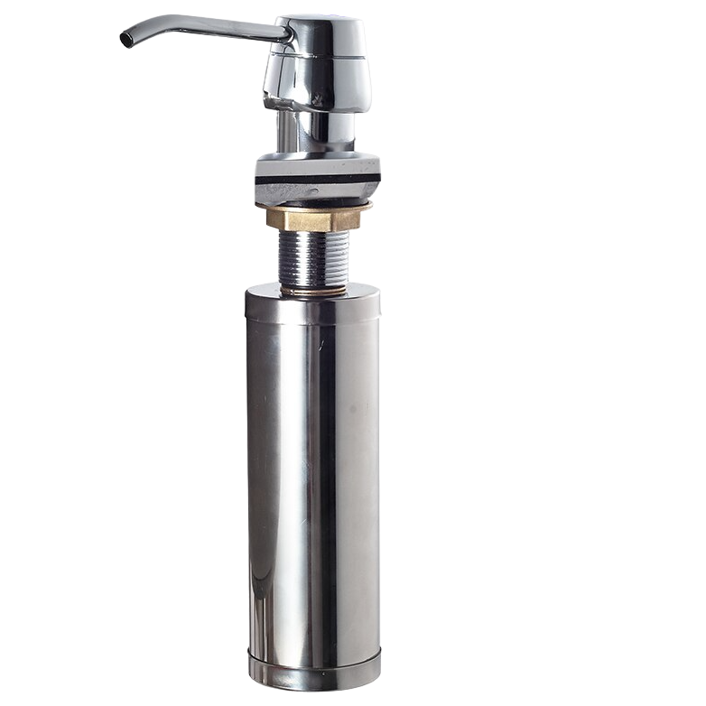 Дозатор врізний для мийки Frap F405 150 мл Хром (132444) Дозатор врізний для мийки Frap F405 150 мл Хром (132444)