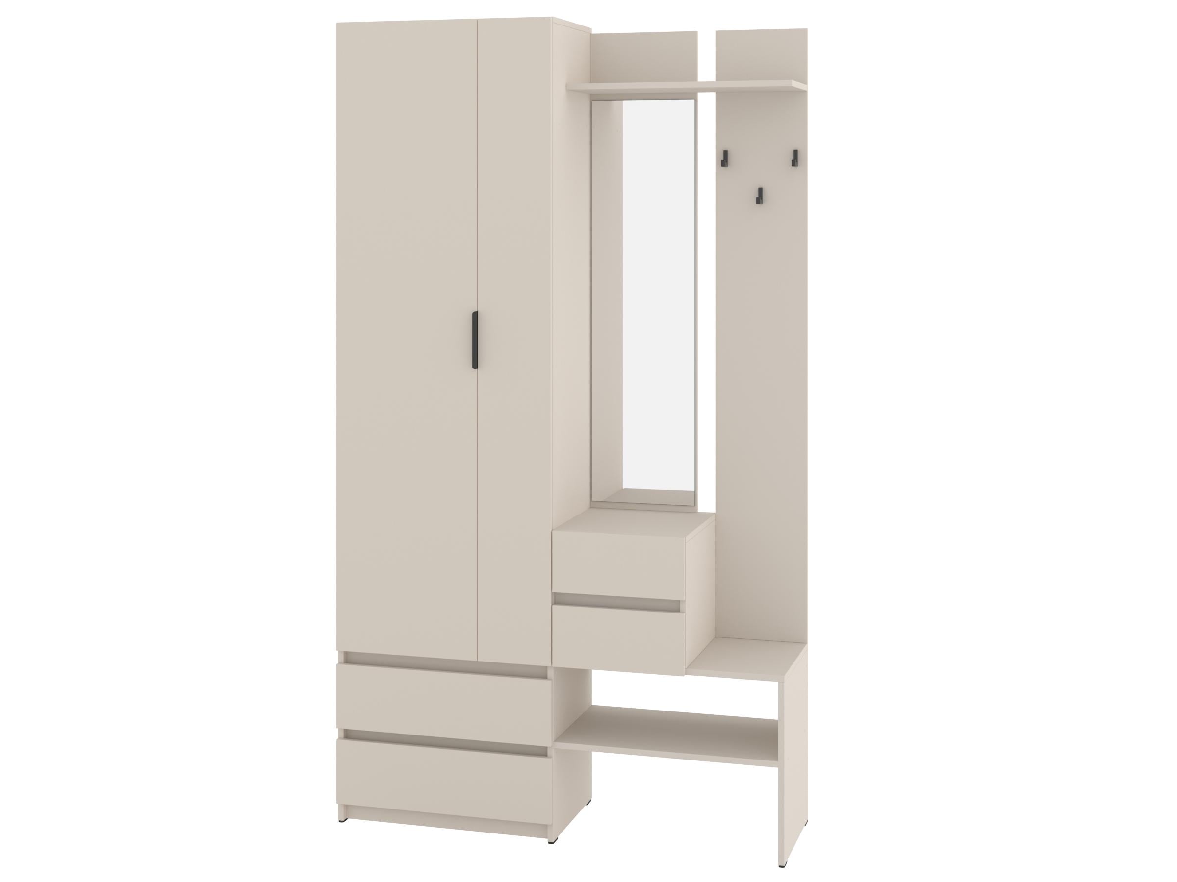 Прихожая PEHOTIN Персей 120х36х210,6 см Кашемир (PN-101889)