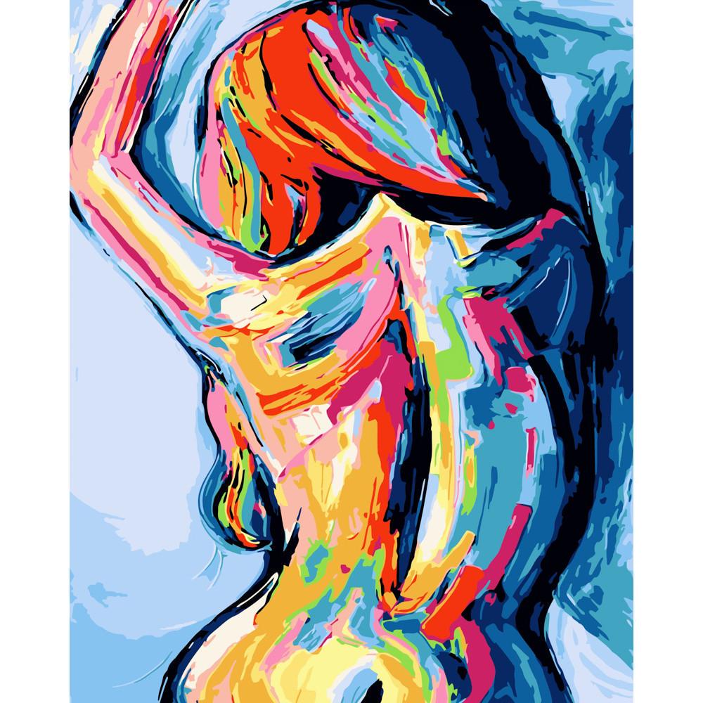 Картина по номерам Strateg Премиум Рисованная фигура 40х50 см (DY132)