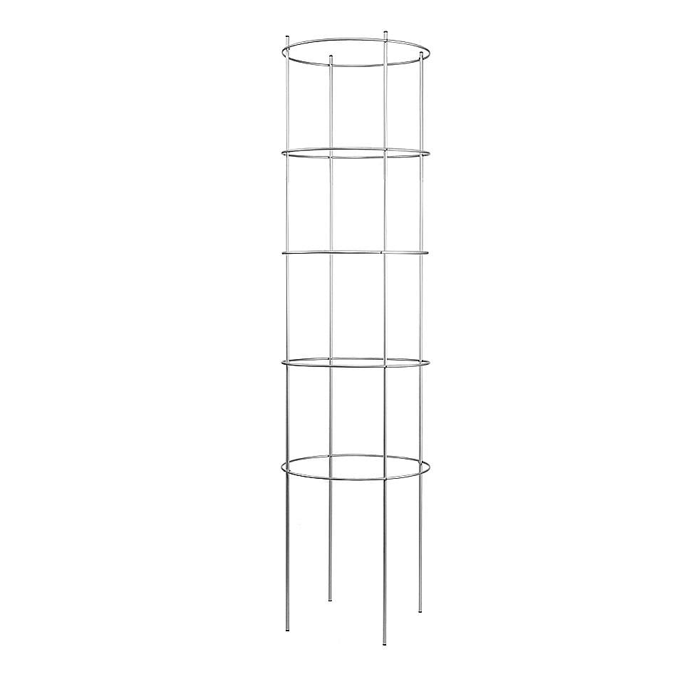 Опора для растений кольцевая шпалера на пять колец 2000х500х500 мм (КОШ-D13/D8-2000*500/5)