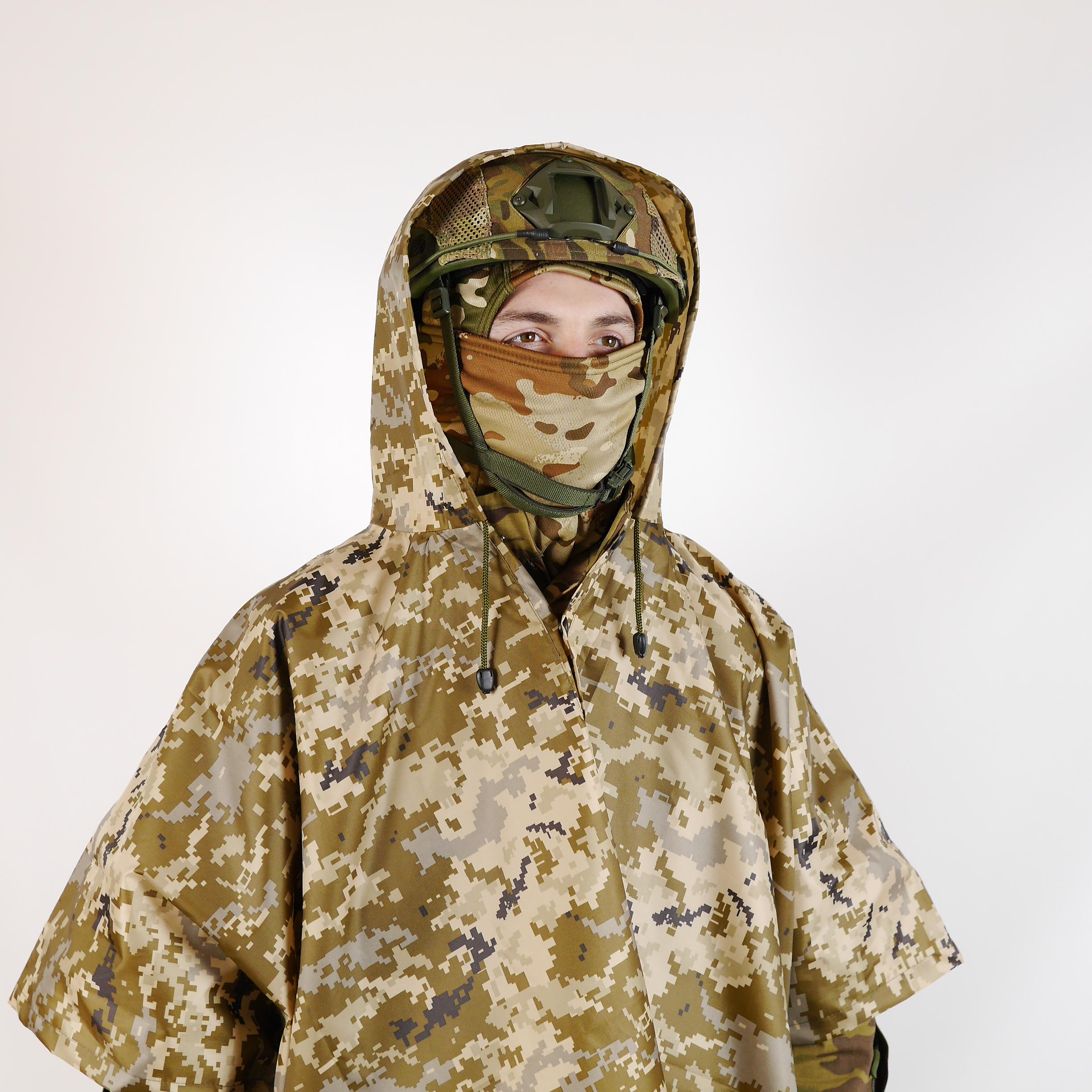 Пончо-дождевик Kiborg Пиксель (1134-OS) - фото 3