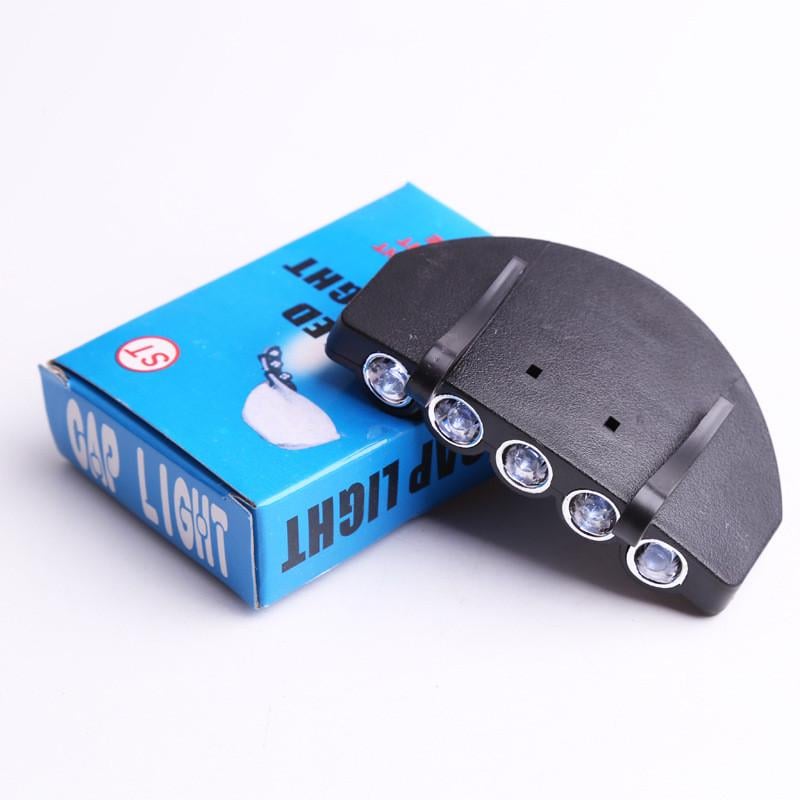 Ліхтарик на кепку Led Tech Fighting Wolf 5 LED Чорний (2276808376) - фото 1