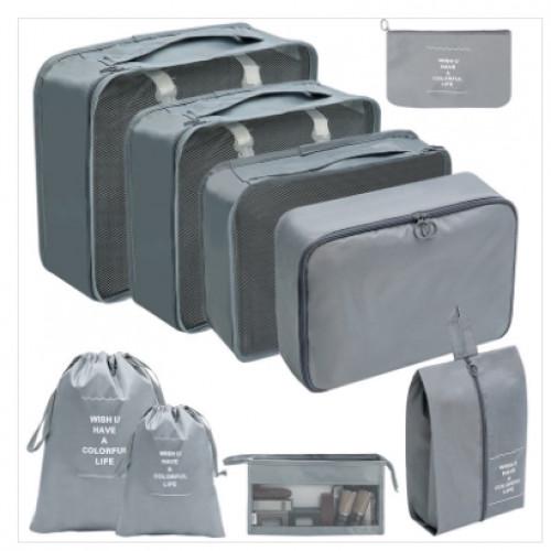 Набір дорожніх органайзерів 9в1 Сірий (КДО-40-61) - фото 12