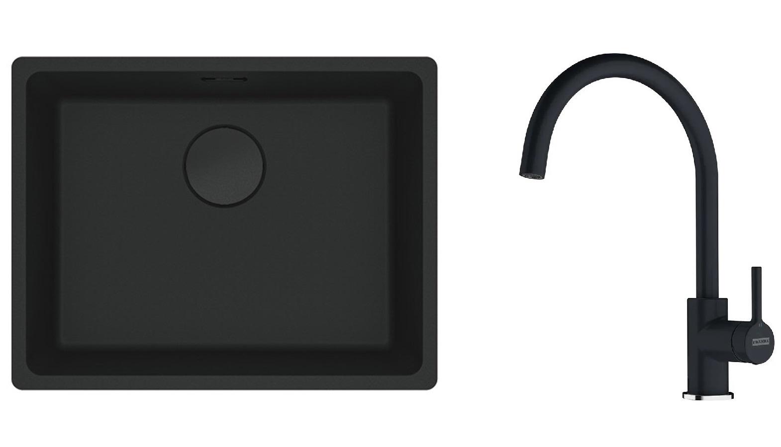 Комплект из мойки Franke MRG 110-52 и кухонного смесителя Franke Lina (37113)