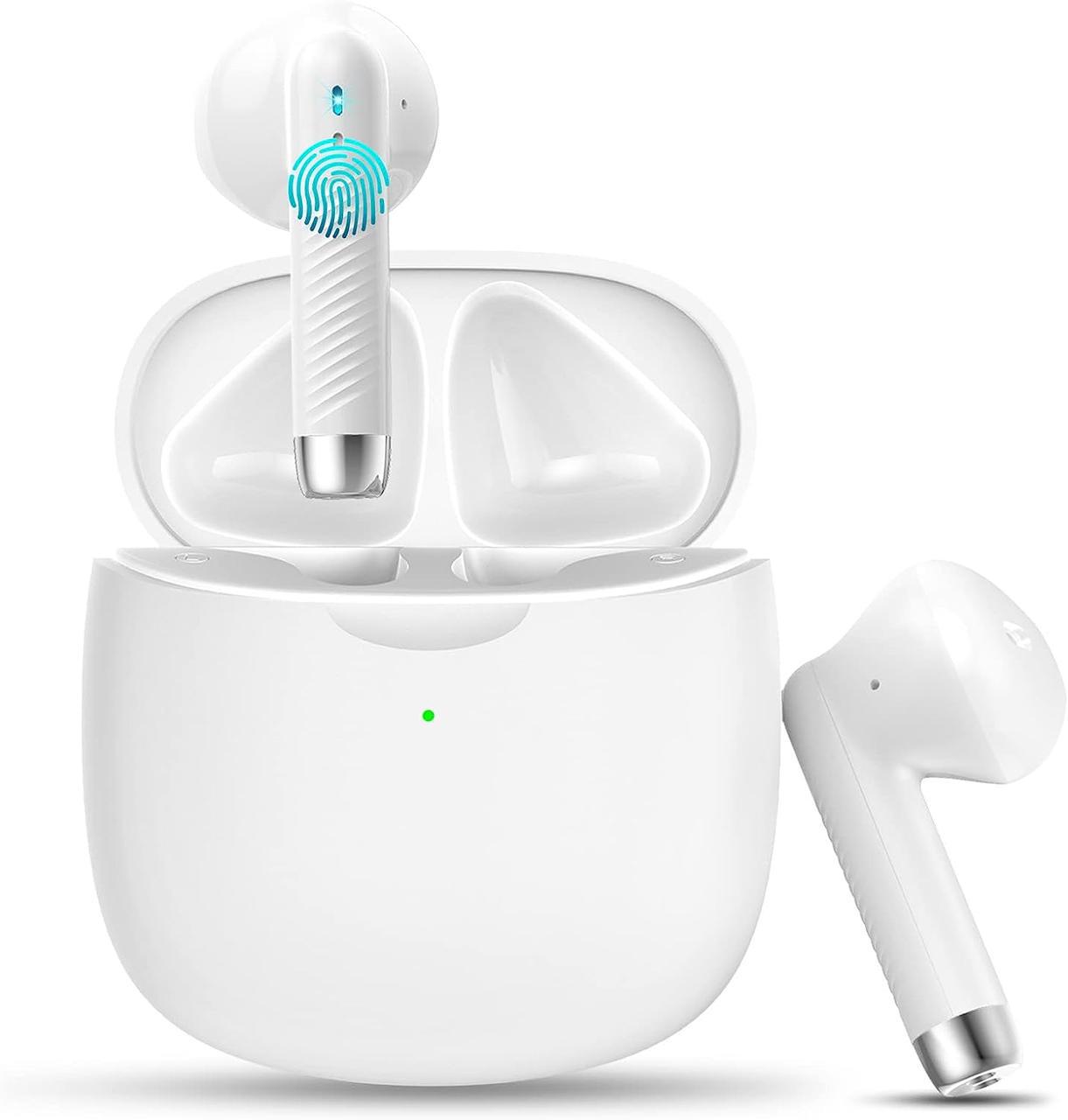 Наушники-вкладки беспроводные Bluetooth 5.3 с микрофоном с шумоподавлением