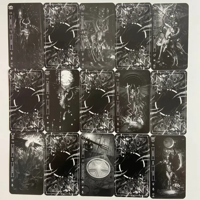 Карты Таро Goetia Tarot in Darkness 78 карт - фото 5 Карты Таро Goetia Tarot in Darkness 78 карт - фото 5
