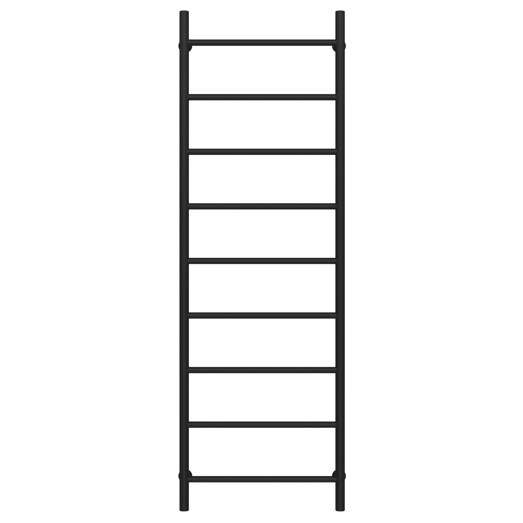 Полотенцесушитель водяной Deffi Орион П9 боковое правое подключение нержавеющая сталь 500x1600 мм Черный (C.OR.160.50.9.BC)