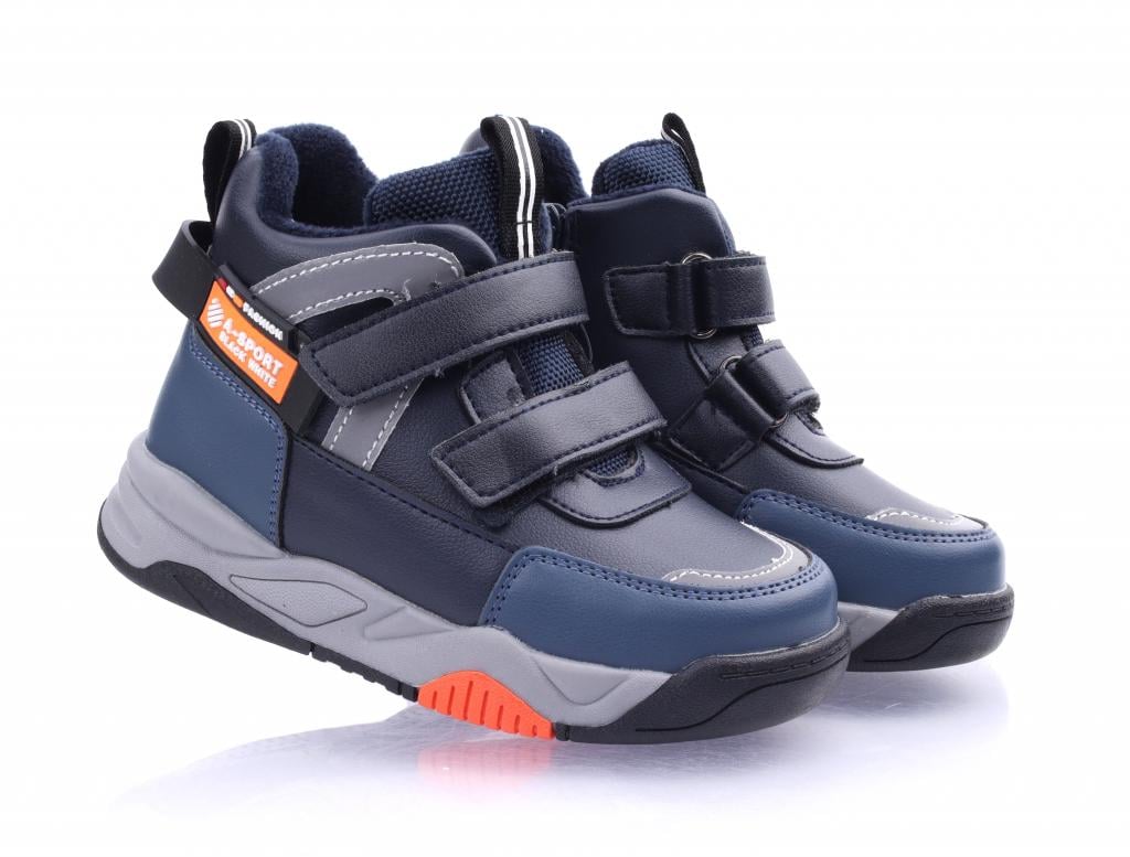 Ботинки осенние для мальчиков 10278 р. 23 Сине-серый