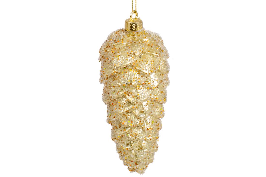 Подвеска новогодняя BonaDi Шишка 14 см (182-200)