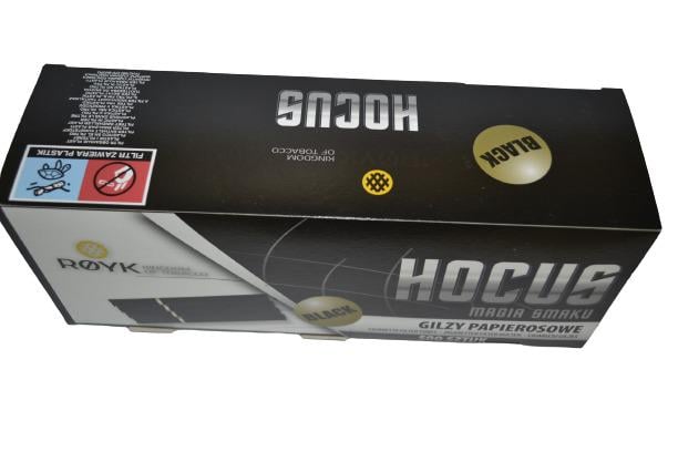 Гільзи для цигарок HOCUS BLACK 500 шт. Чорний (8463545) - фото 4