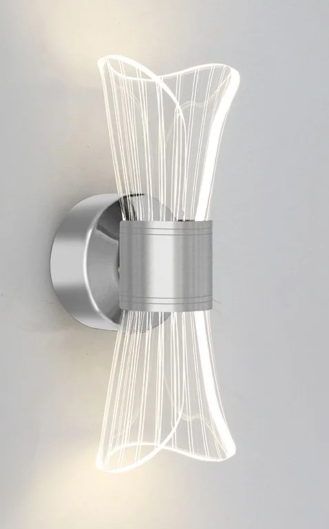 Бра светодиодная ESLLSE DIO 12 Вт 230х80х95 мм Хром (10609)