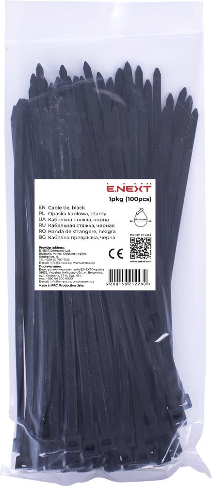Стяжка-хомут кабельная E.NEXT e.ct.stand.1020.9.black нейлон 1020х9 мм 100 шт. Черный (s015074)