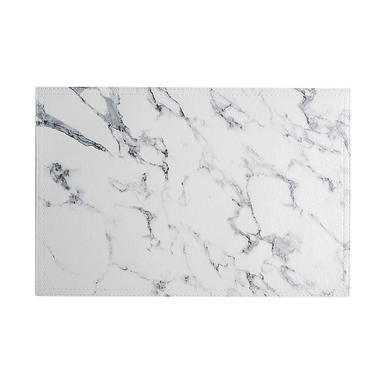 Салфетка сервировочная прямоугольная Мрамор 45х30 см Белый (7398) Салфетка сервировочная прямоугольная Мрамор 45х30 см Белый (7398)