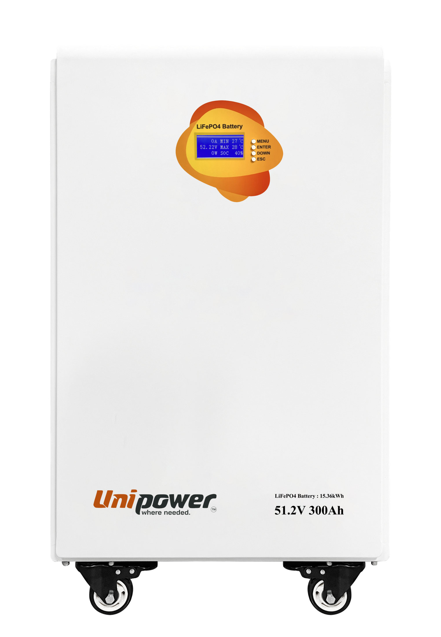 Батарея літієва UNIPOWER AL-MB512300 300Ah/15,36 кВт