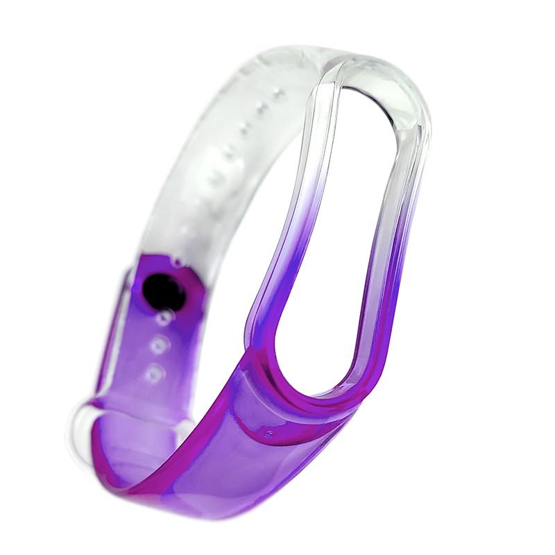 Ремешок для фитнес браслета Mi Band 5/6 Neon Clear Purple (29caa1-3367)