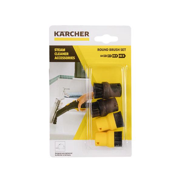 Комплект круглых щеток 4 шт. для пароочистителя Karcher 2.863-264.0