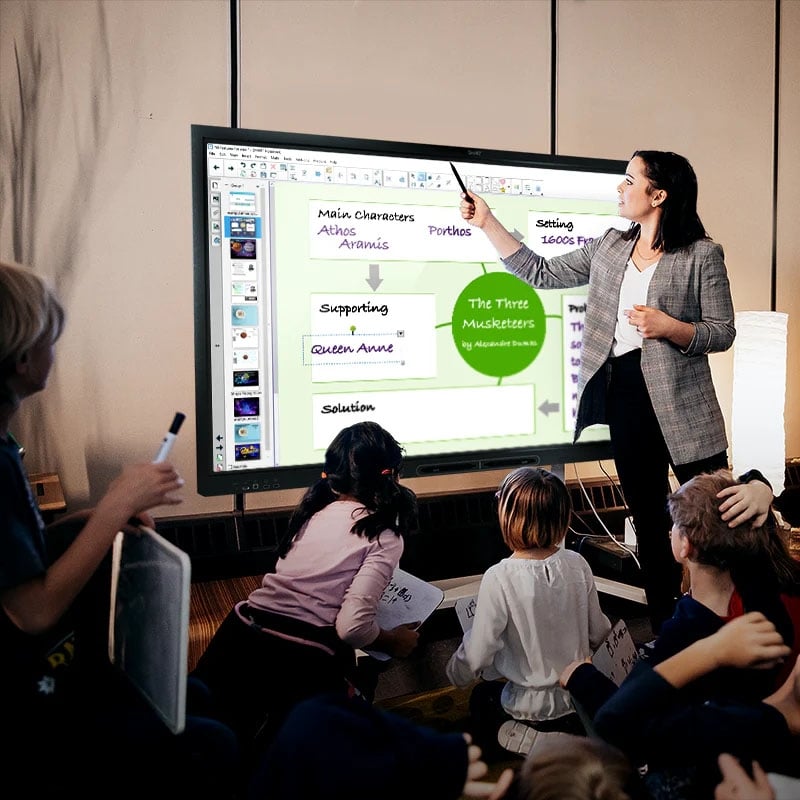 Интерактивная панель Smart Technologies GX165-V3 65"/Android 13/8/64 Gb (23252089) - фото 5