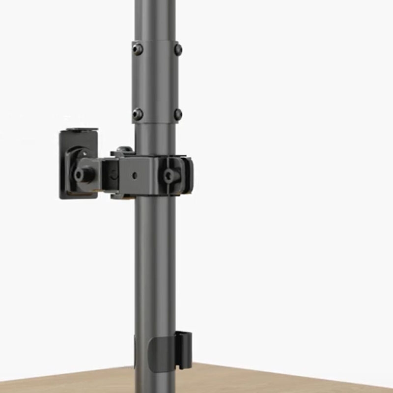 Кронштейн для монітора Brateck LDT66-C02V для двох моніторів 17-32" Чорний (22631558) - фото 11