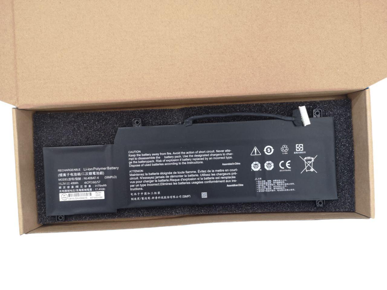 Акумулятор для Clevo Machenike Machcreator A/NL40BAT-4 3175 mAh 49Wh (21153505)