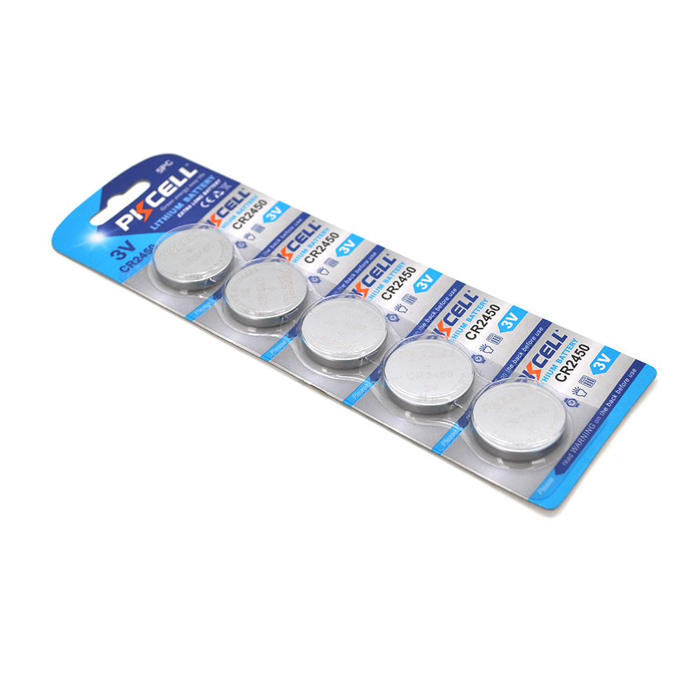 Батарея литиевая Pkcell CR2450 для смарт-устройств 5 шт. (YUT_V5262)