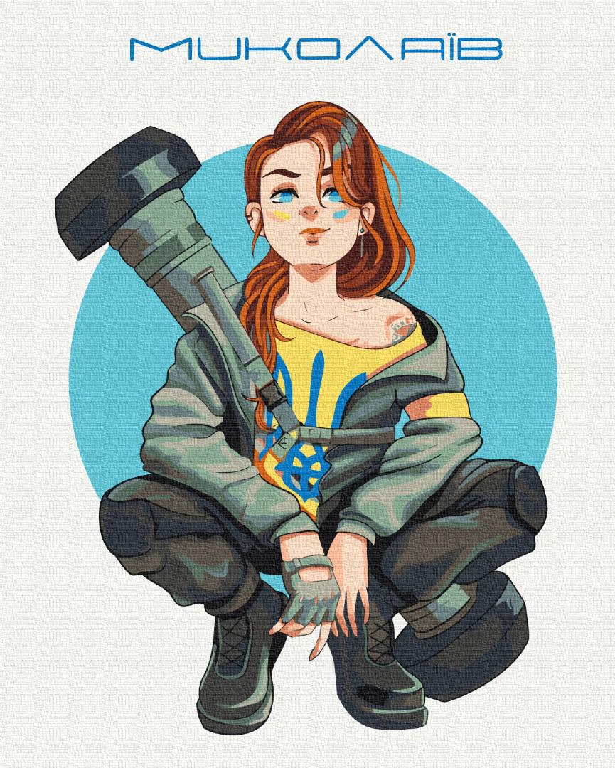 Картина за номерами Brushme Відважний Миколаїв 48x60 см (BS53110L)