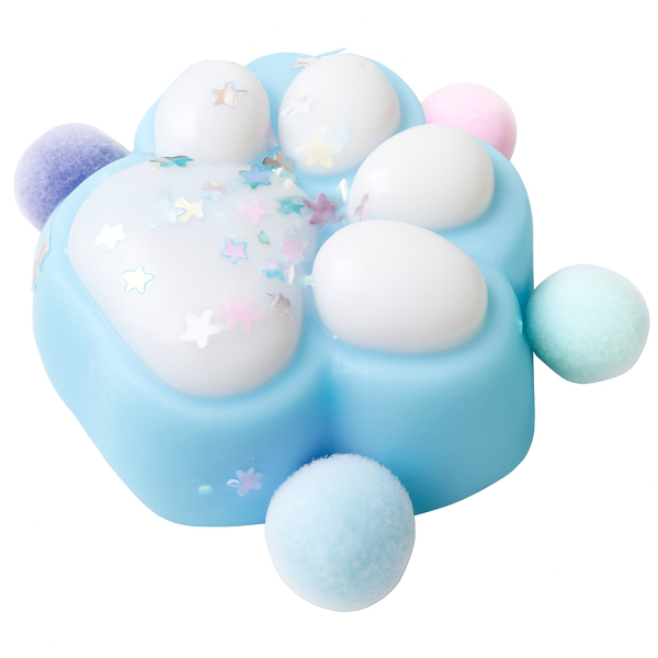 Антистресс-игрушка Таба Лапка с блестками жвачка-тянучка 7 см Голубой (26565910) Антистресс-игрушка Таба Лапка с блестками жвачка-тянучка 7 см Голубой (26565910)