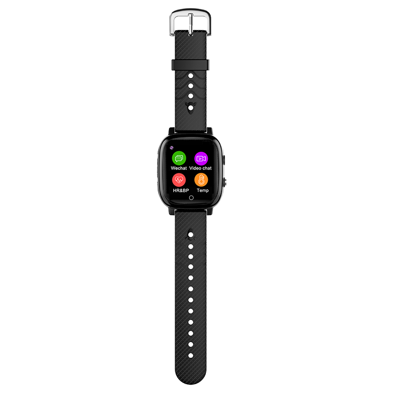 Детские смарт-часы T5S Thermometer HR&BP 1,3" Black (a89ecd21)