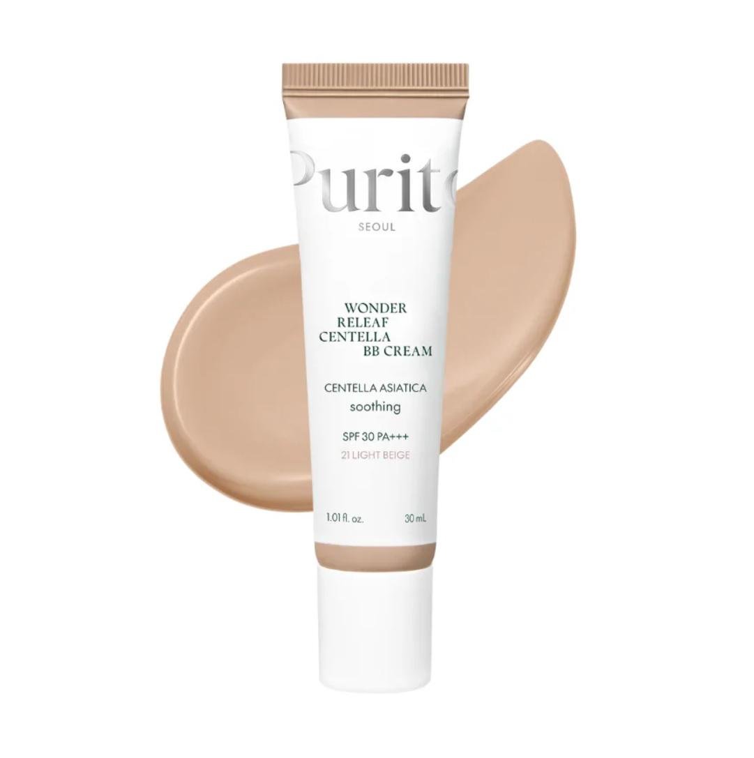 ВВ-крем с экстрактом центеллы PURITO Seoul Wonder Releaf Centella BB Cream №21 Light Beige 30 мл