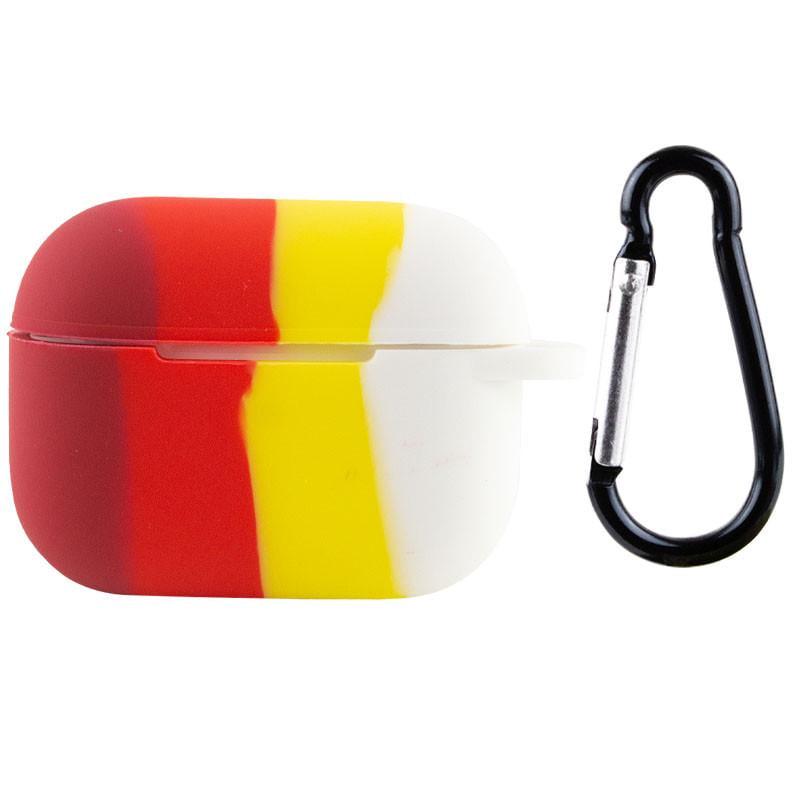 Футляр силіконовий Epik Colorfull для навушників AirPods Pro Червоний/Білий (00000049911_4)