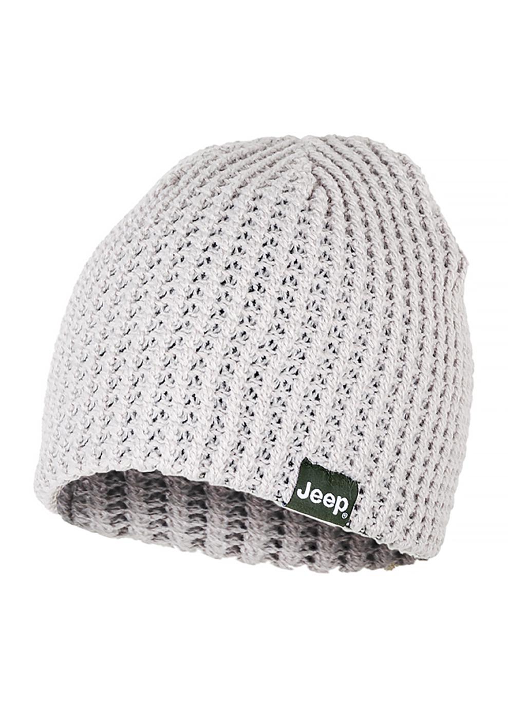 Шапка мужская JEEP REVERSIBLE TRICOT HAT J22W One size Серый (O102597-J864)