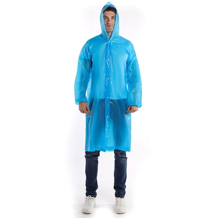 Плащ-дощовик на кнопках 110х65 см Blue (30216) - фото 4 Плащ-дощовик на кнопках 110х65 см Blue (30216) - фото 4