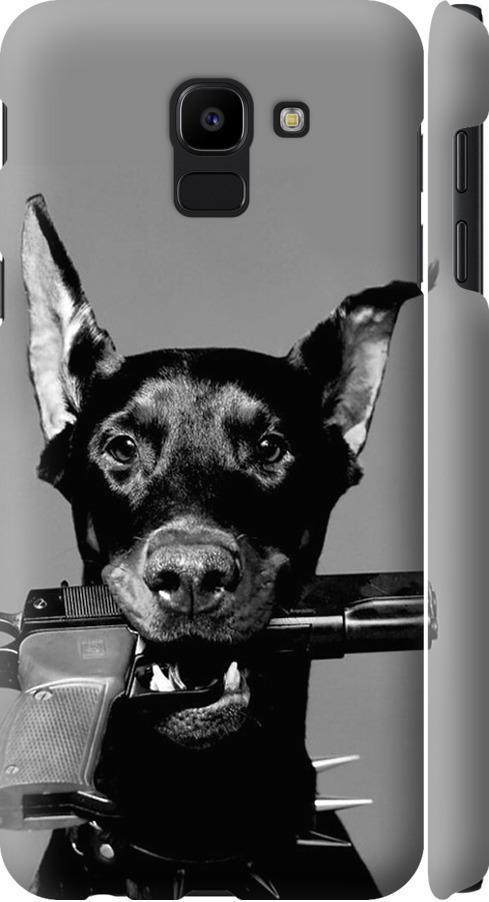 Чехол на Samsung Galaxy J6 2018 Доберман (2745m-1486-42517)
