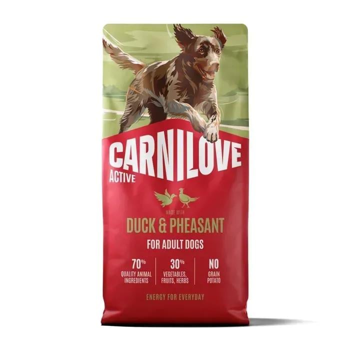 Корм сухий Carnilove Active Duck & Pheasant для собак качка та фазан 12 кг (173684)