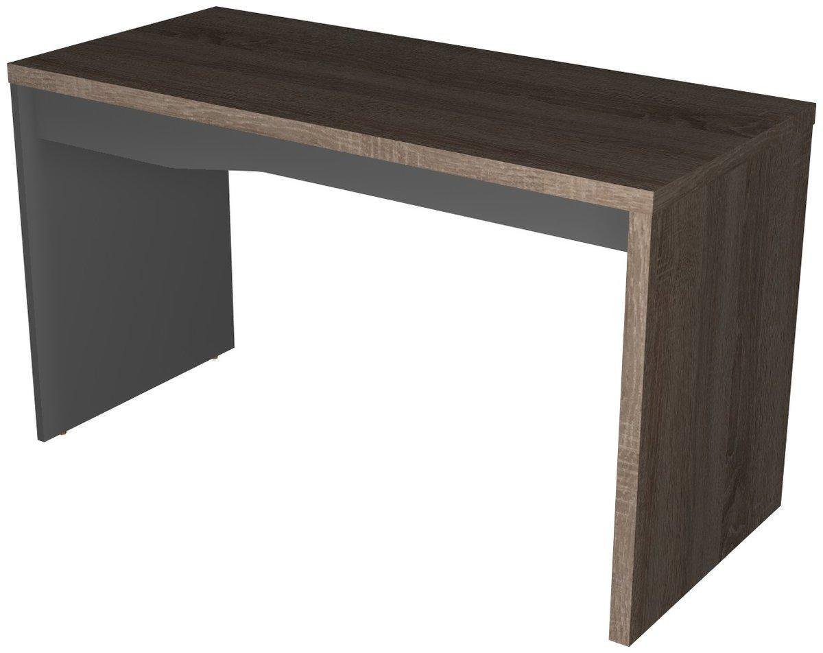 Стіл письмовий офісний Intarsio Connect Дуб сонома трюфель/Антрацит (CONNECT_C)