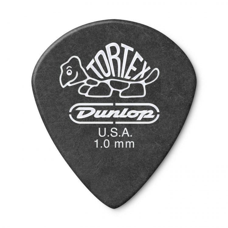 Медиатор Dunlop 482P1.0 Tortex Pitch Black Jazz III 1,0 мм 12 шт. (124884)