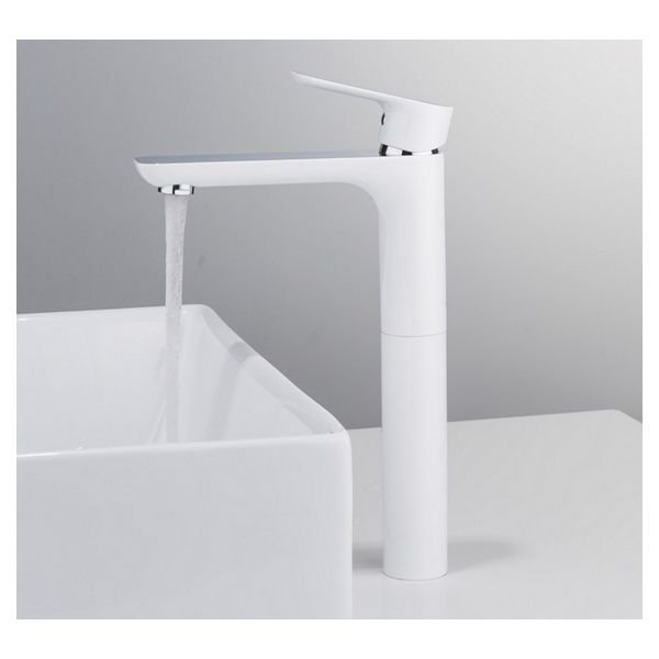 Смеситель для умывальника Gappo G1048-2 Белый/Хром (1034026) - фото 2 Смеситель для умывальника Gappo G1048-2 Белый/Хром (1034026) - фото 2