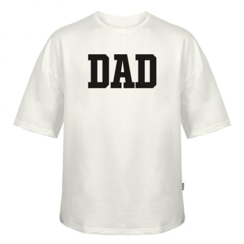Футболка оверсайз FATLINE DAD L Молочный (19457281-63-211717-L)