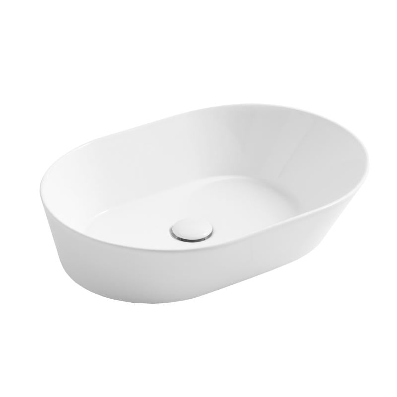 Умывальник накладной Simas Wave WA02WM 600x420x165 мм Белый (184683)