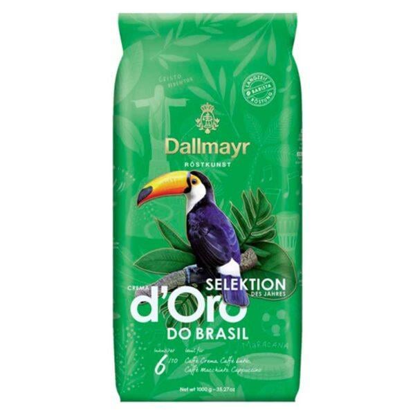 Кава Dallmayr Crema Selektion d'Oro do Brasil в зернах 1 кг