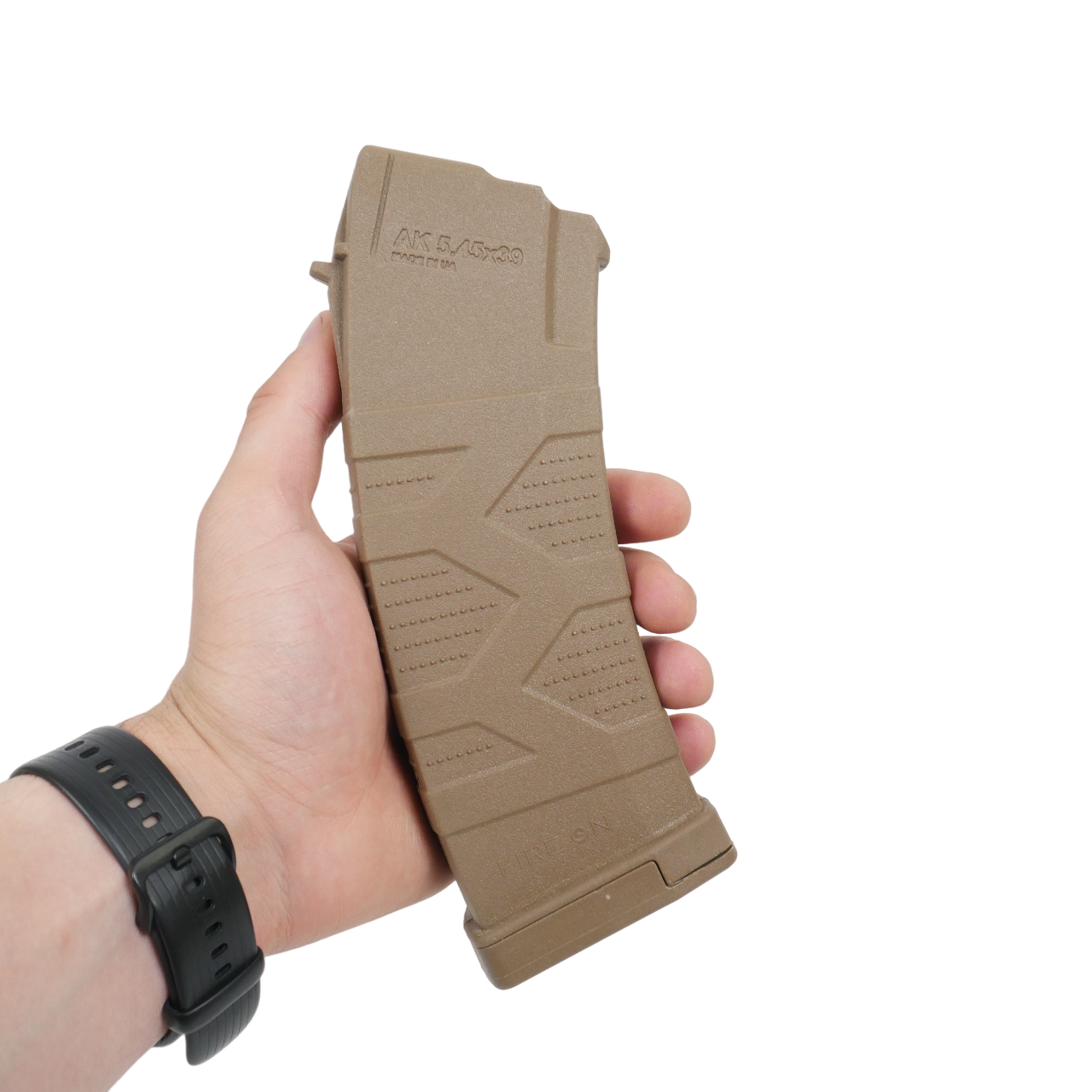Магазин FireON АК30 подавач 5,45х39 Койот/Жовтий - фото 2 Магазин FireON АК30 подавач 5,45х39 Койот/Жовтий - фото 2