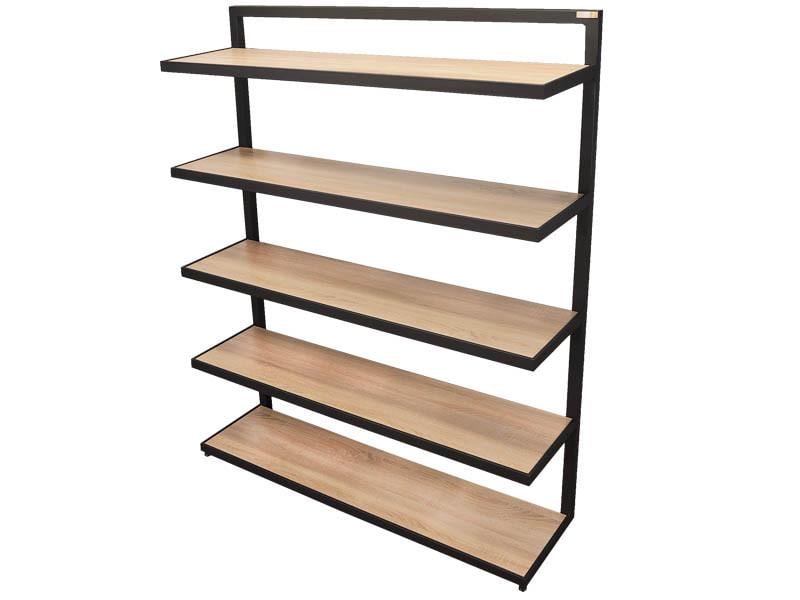 Стелаж металевий Kompred OL606 консольний Чорний (1658144609)