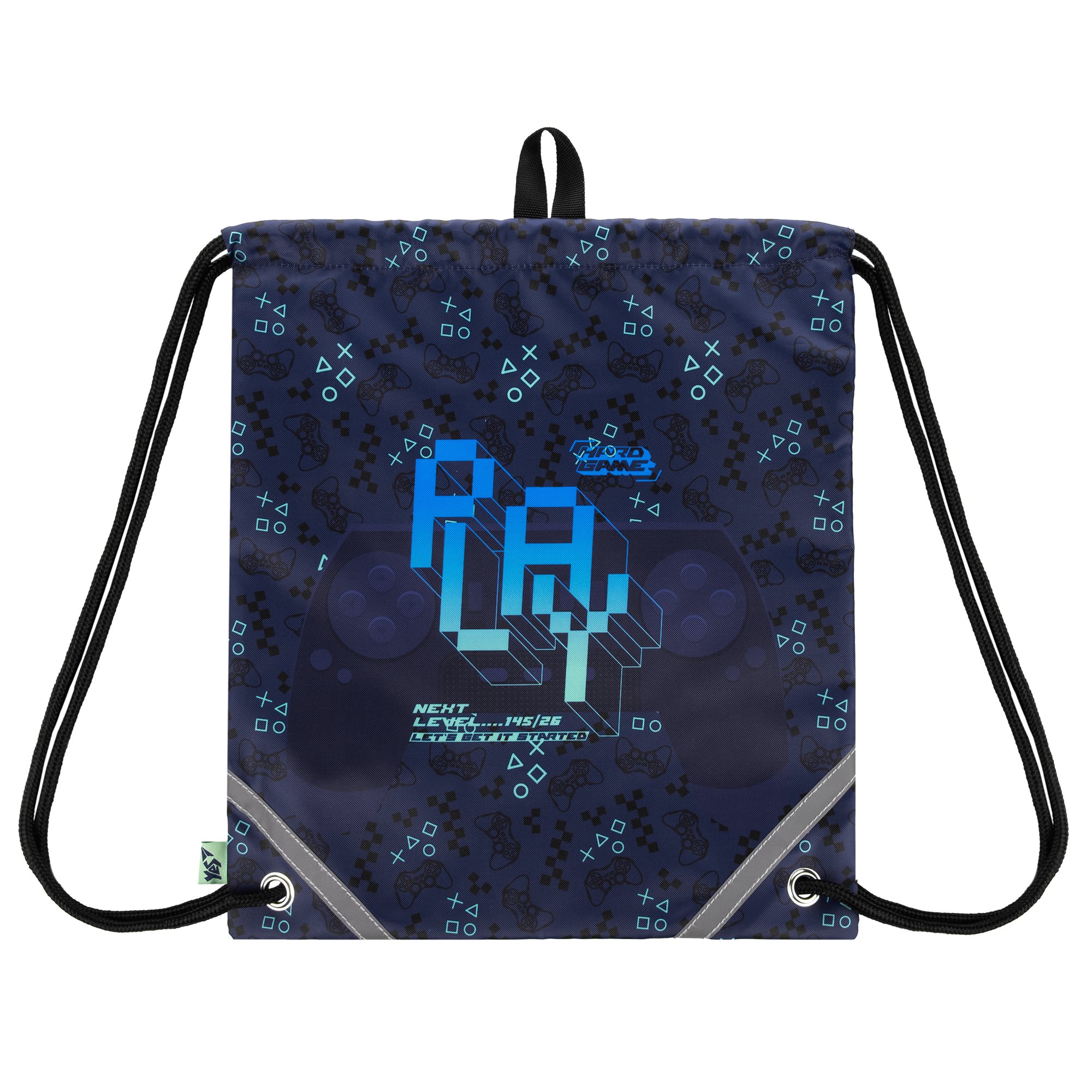 Сумка для обуви YES SB-10-N Game On! 40х35 см Синий (550045)