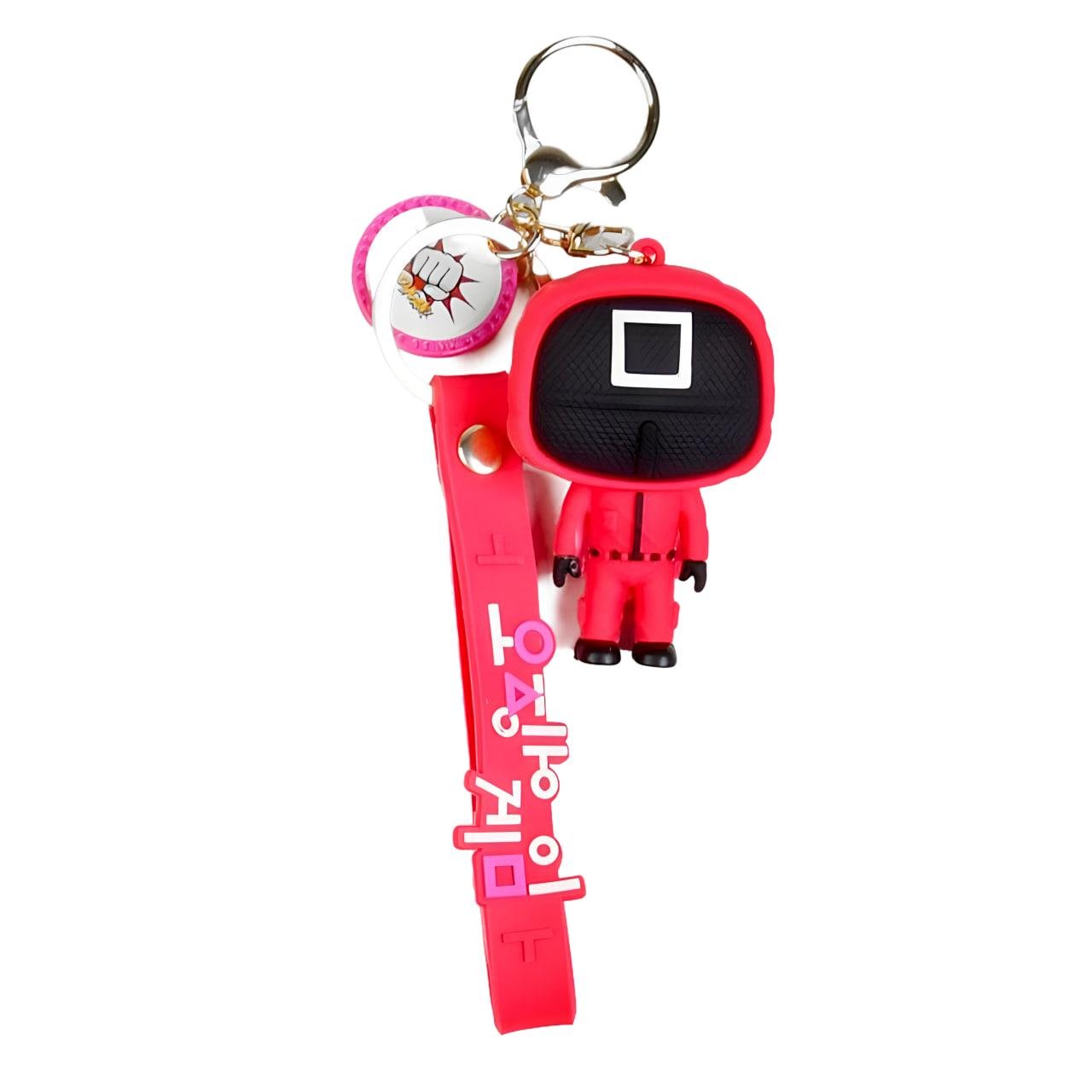 Брелок "Игра в кальмара" Надзиратель Квадрат (С50599)