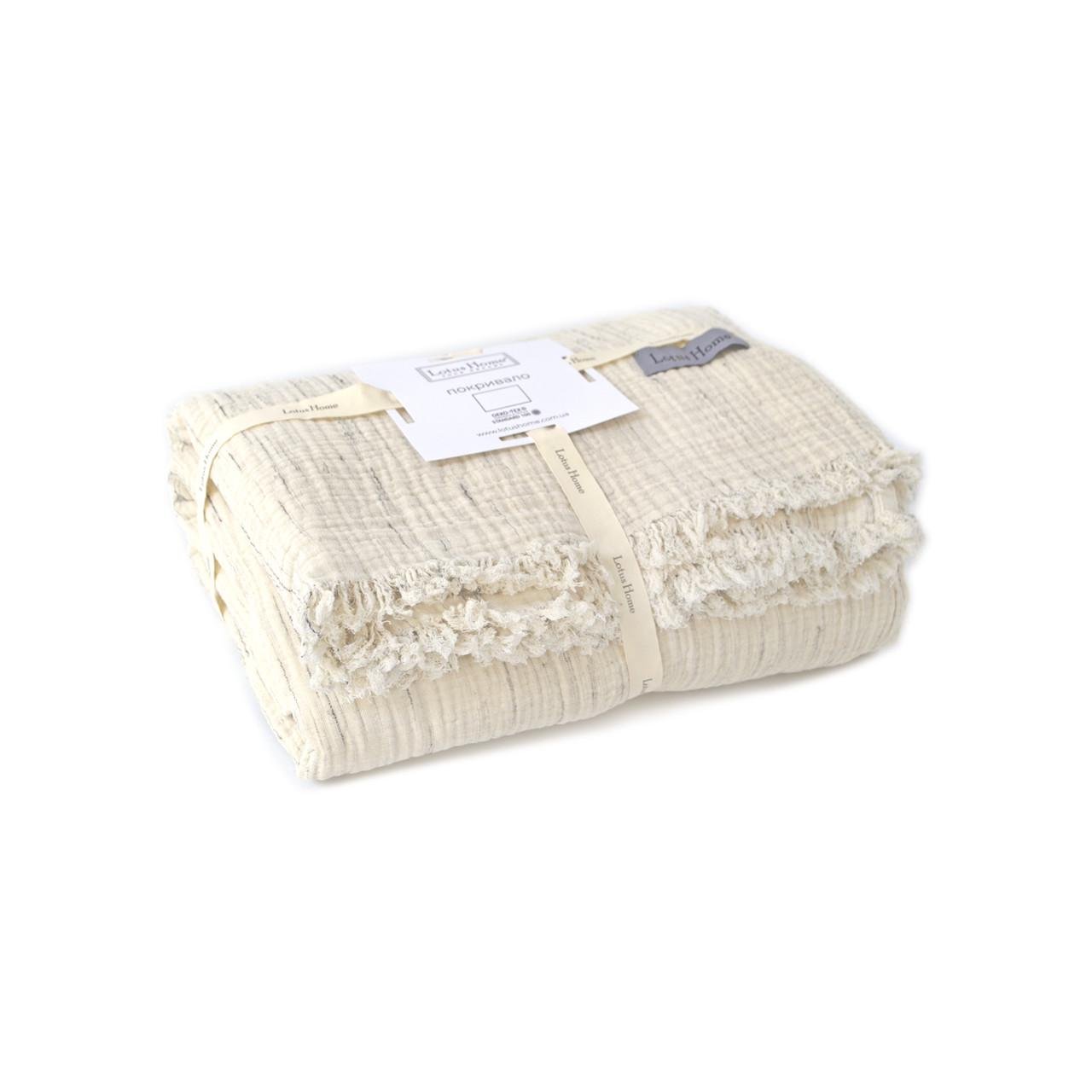 Покривало Lotus Home Joflim muslin natural rainy day 200х220 см (svt-2000022305839)