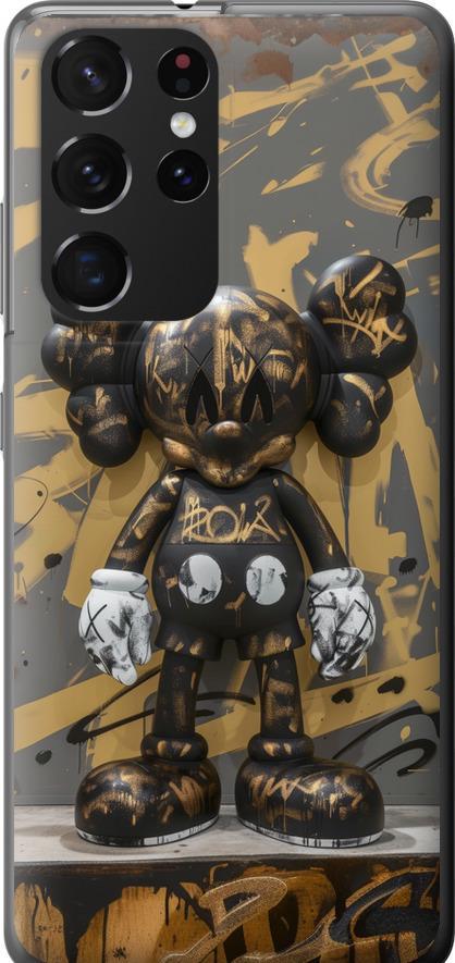 Чехол на Samsung Galaxy S21 Ultra (5G) Bronze kaws (6097u-2116-42517)