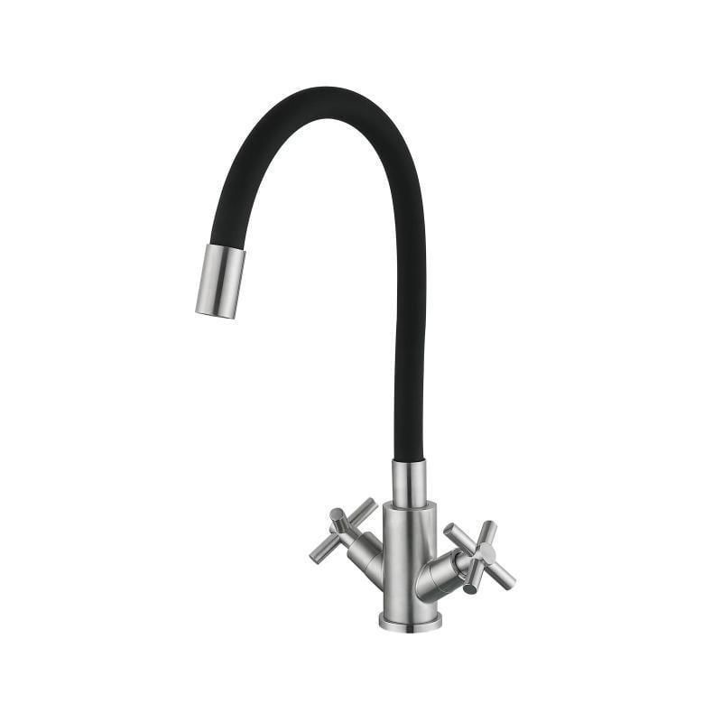 Смеситель кухонный Lidz Wind 13R-BFS U рефлекторный Black (FRRS00049515)